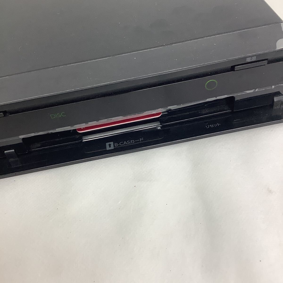 ◯営HM002-A12さT80【埼玉発】TOSHIBA 東芝 HDD &ブルーレイディスクレコーダー DBR-Z320 2013年製 通電のみ確認済み リモコン無し_画像3