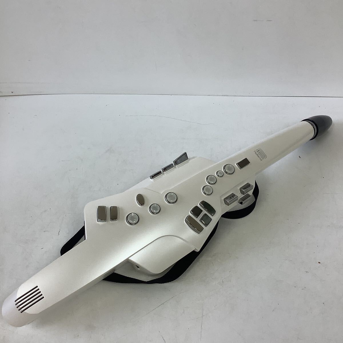 ◯営TK028-A7さT120【埼玉発】Roland ローランド Aerophone AE-10 ケース付き 取り扱い説明書有り 通電簡易動作確認済みの画像2