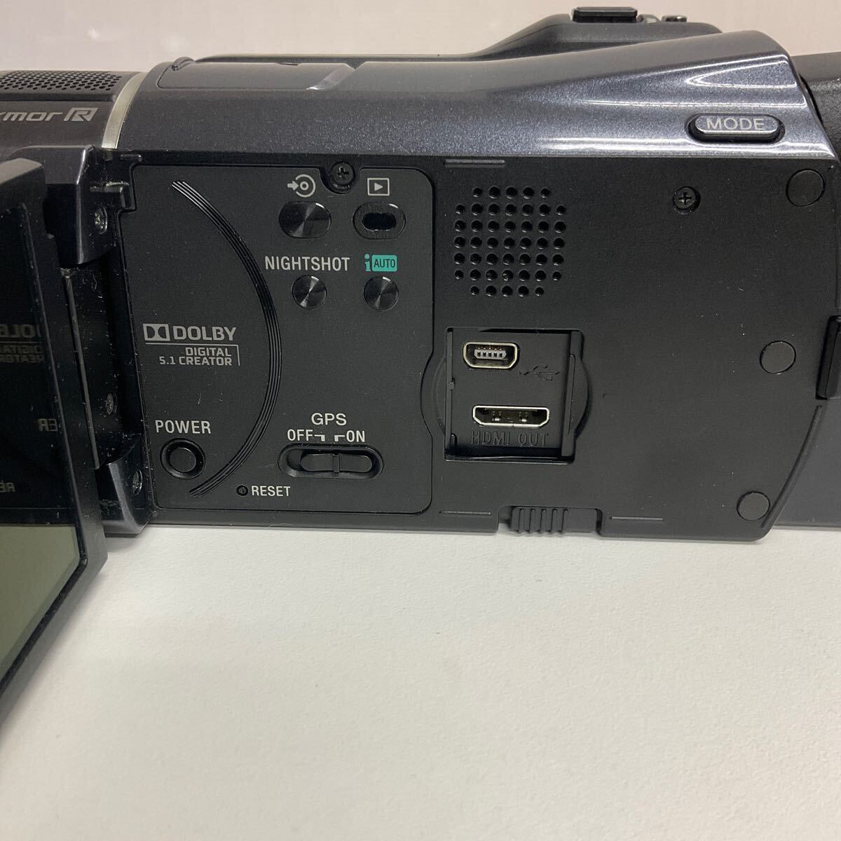 営YY528-60M SONY HANDYCAM ソニー ハンディカム デジタルビデオカメラ HDR-XR550V 2010年製 バッテリーあり 充電器無し通電動作未確認　