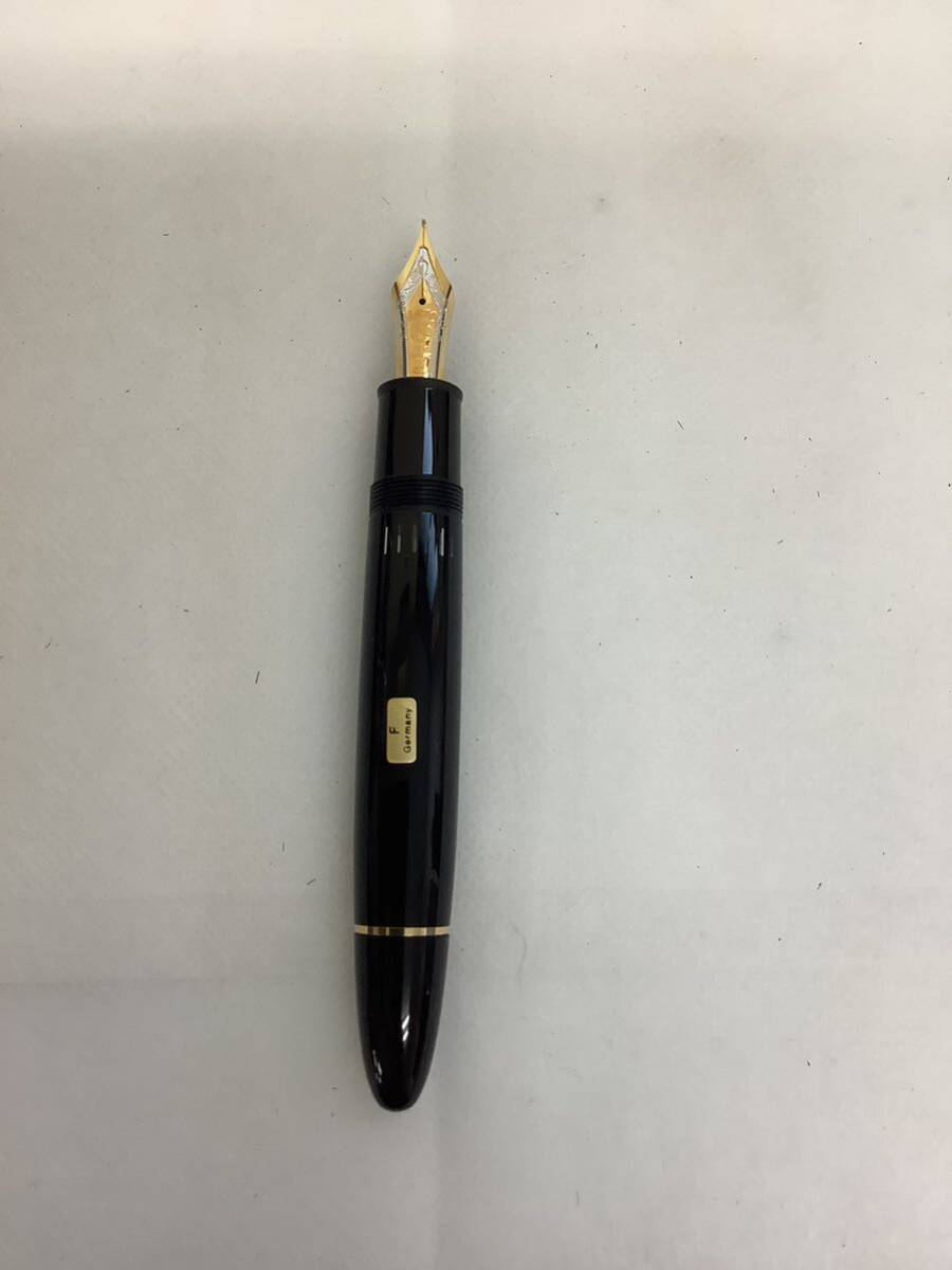 ◯営KU029-A8T60【埼玉発】MONTBLANC モンブラン 万年筆 マイスターシュティック No.149 ペン先18K750刻印 インク付き 未使用品 箱付き_画像5