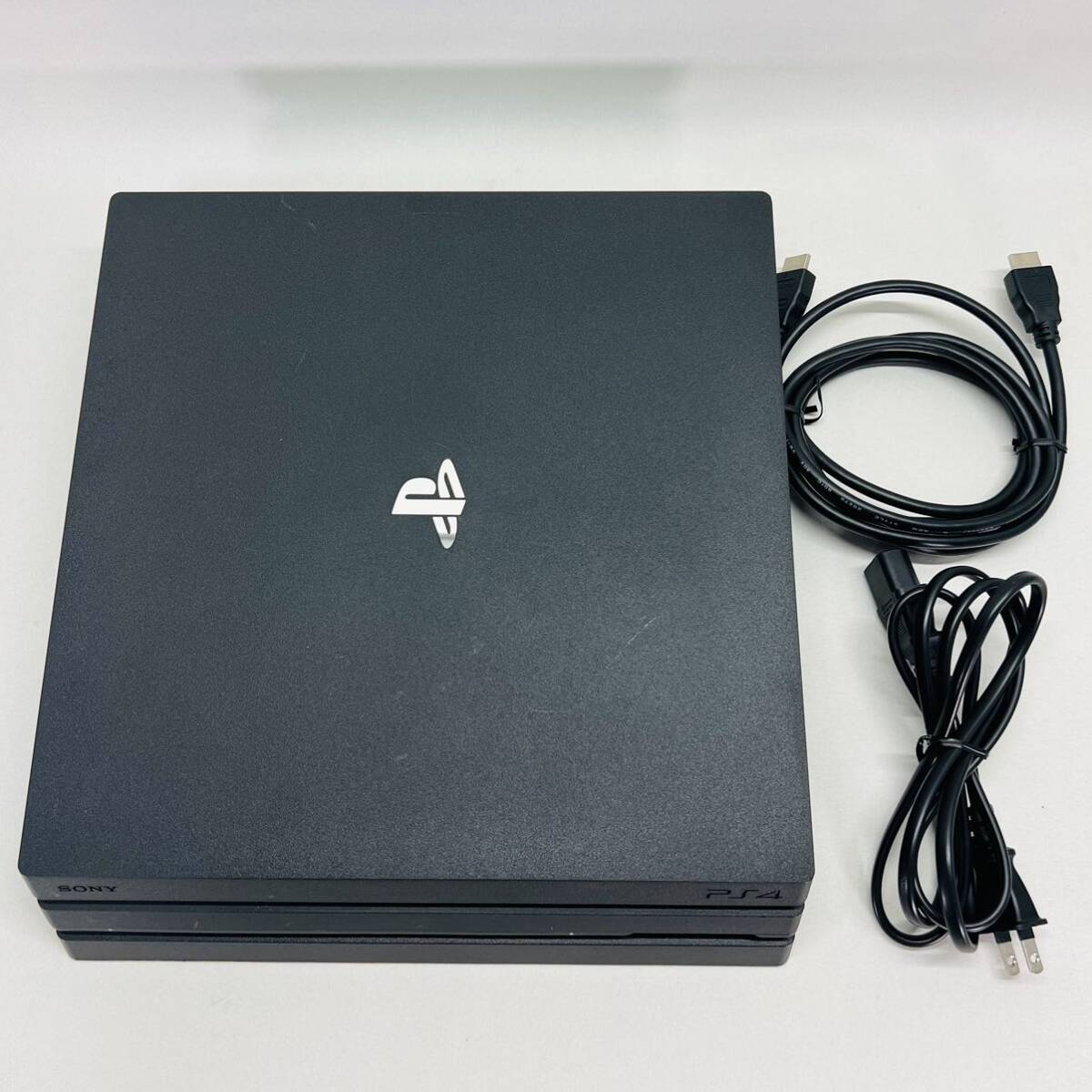 1円スタート【動作品】SONY PlayStation4 Pro プレステ4 PS4 本体 1台 CUH-7100B 封印シール有_画像1