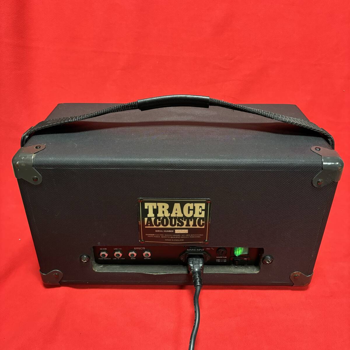 TRACE ACOUSTIC TA50 アコースティックアンプ ギターアンプ イギリス製 リバーブ、センドリ、ノッチ搭載で即戦力です！！1990年代 の画像8