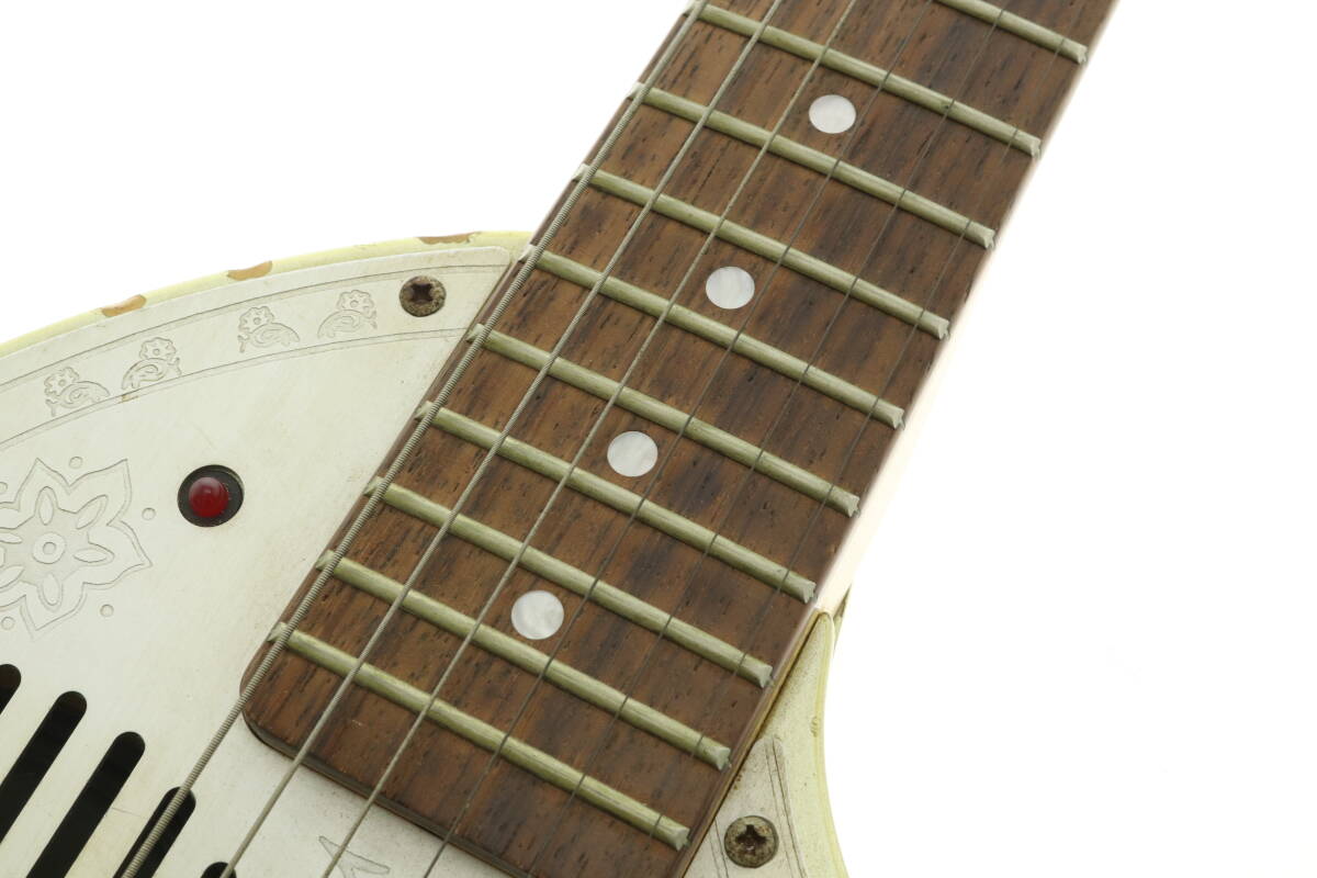 VMPD6-314-20 FERNANDES フェルナンデス エレキギター ZO-3 ぞうさん ペイズリー ギター 弦楽器 全長約83cm 音出し未確認 ジャンクの画像5