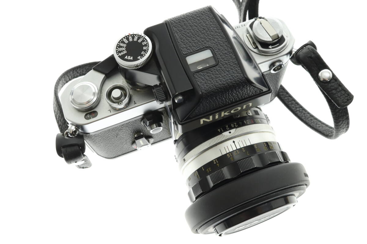VMPD6-34-86 Nikon ニコン フィルムカメラ F2 一眼レフカメラ レンズ NIKKOR-S.C Auto 1:1.4 f=50mm 動作未確認 ジャンク_画像4