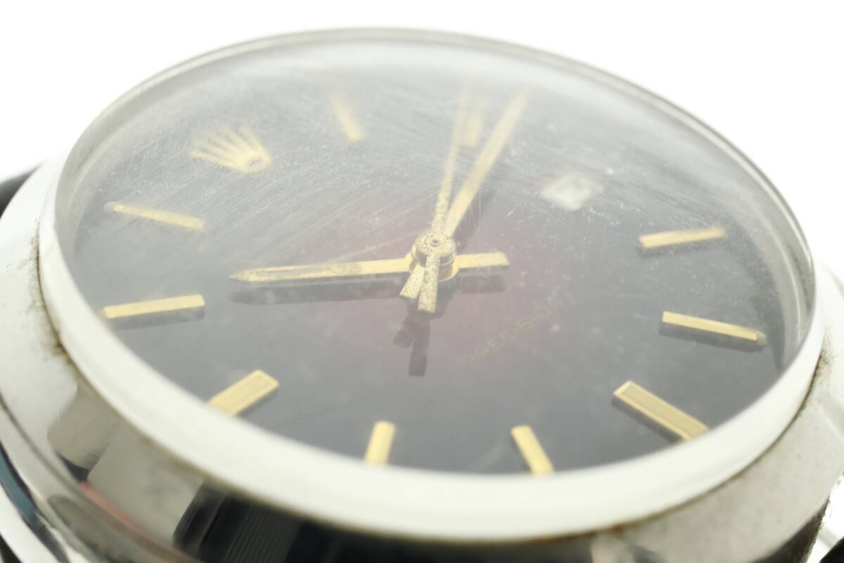VMPD6-35-29 ROLEX ロレックス 腕時計 6694 オイスター デイト プレシジョン 手巻き 57番台 7桁 約46g メンズ シルバー 動作品 中古の画像5