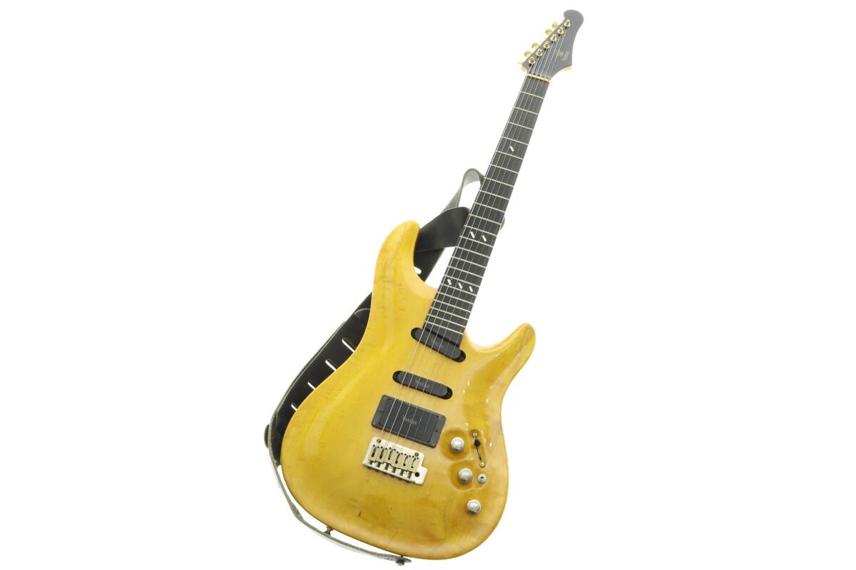 VMPD6-314-19 Vestax べスタクス エレキギター ギター 本体 弦楽器 楽器 全長約97cm ソフトケース付き 音出し未確認 ジャンクの画像2