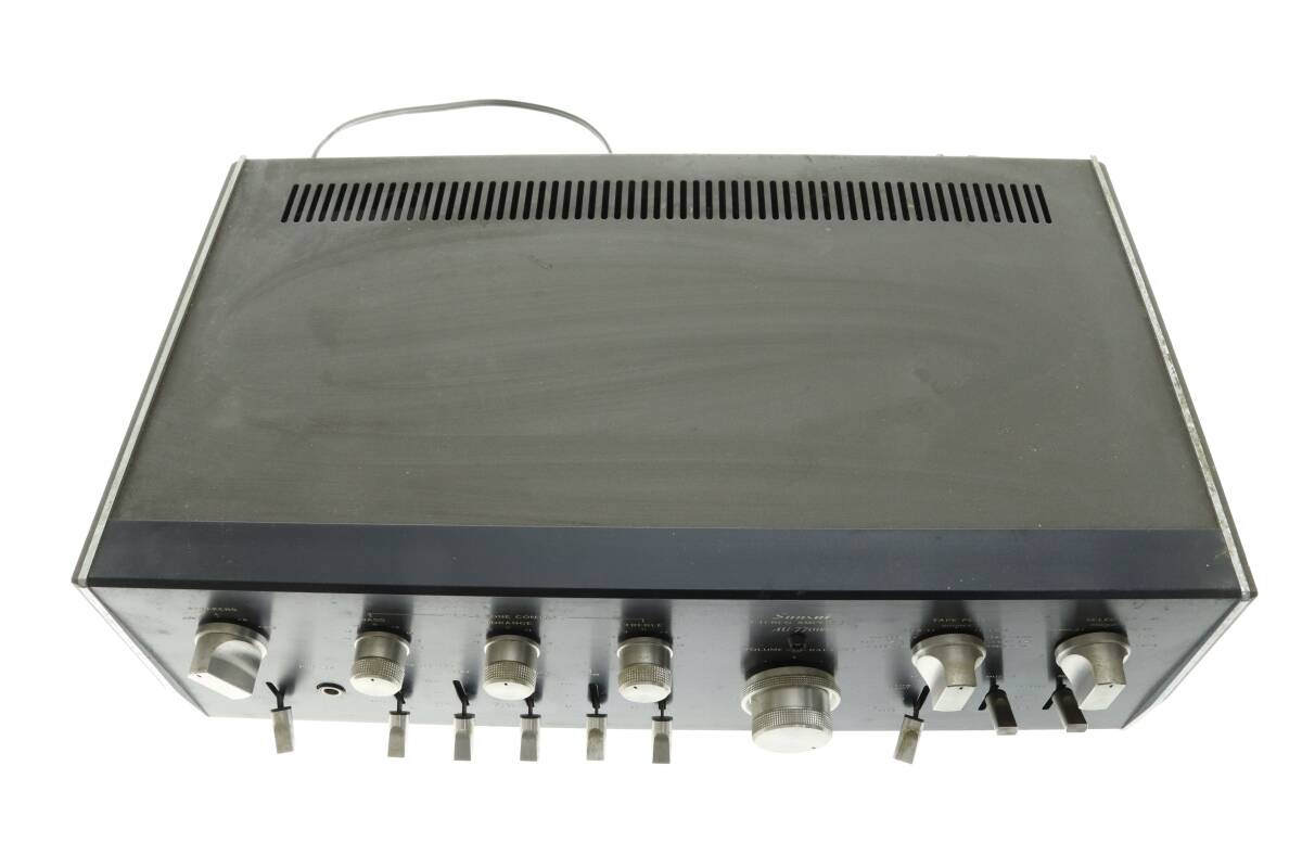 VMPD6-314-44 Sansui サンスイ プリメインアンプ AU-7700 STEREO AMPLIFIER オーディオ機器 音響機器 動作未確認 ジャンクの画像4