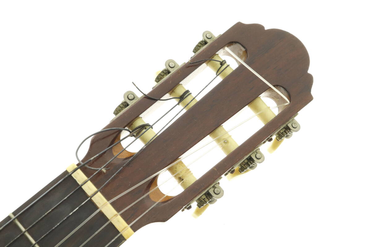 VMPD6-414-39 Masaru Kono 河野賢 クラシックギター 101 ANO 1962 ギター 全長約105cm ブラウン ハードケース付き 中古の画像6