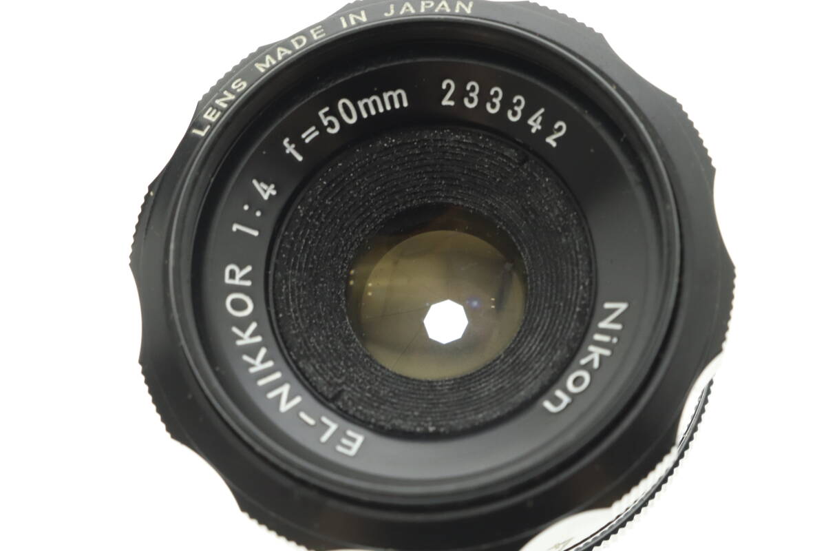 VMPD6-44-36 NIKON ニコン レンズ EL-NIKKOR 40mm 1:4 1:3.5 f=63mm 1:4 f=50mm 引き伸ばしレンズ 3点セット 動作未確認 ジャンクの画像6