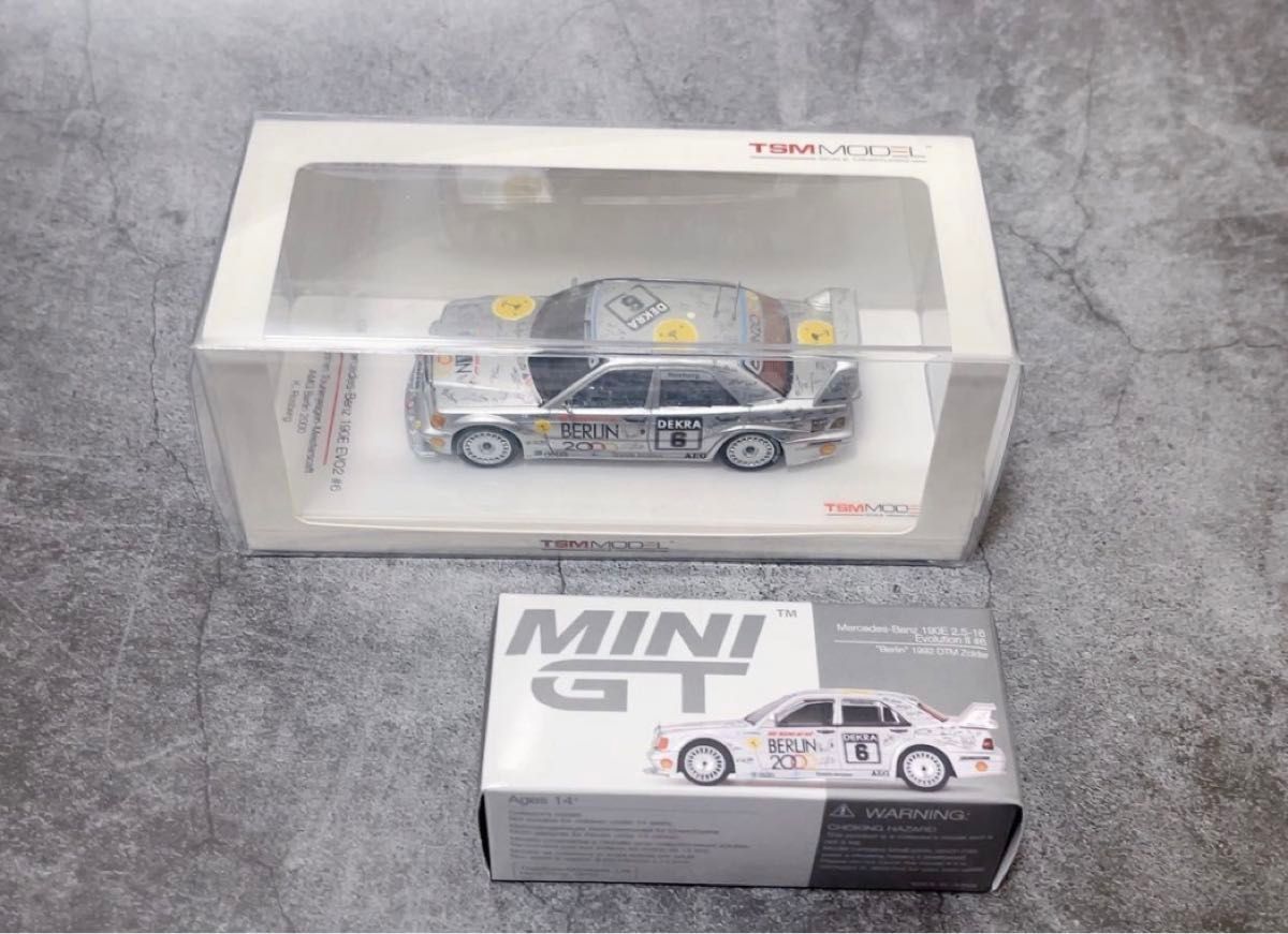 TSM 1/43 メルセデスベンツ 190E EVO2 AMG ベルリン2000 #6 1992 DTM 