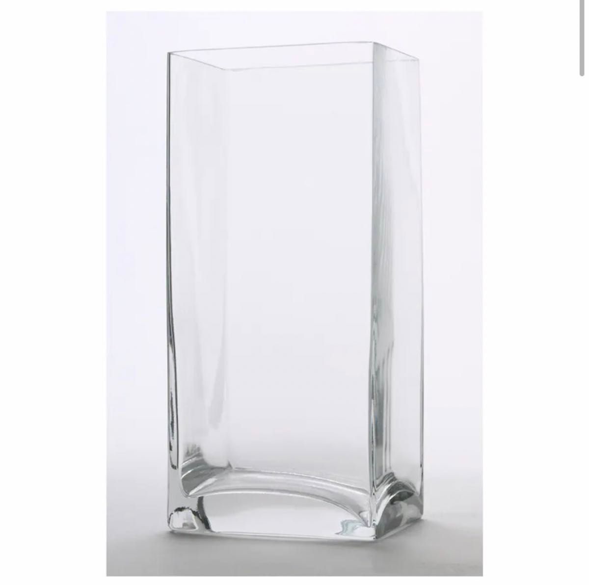 IKEA イケア　レクタンゲル　花瓶　クリアガラス　22 cm フラワーベース