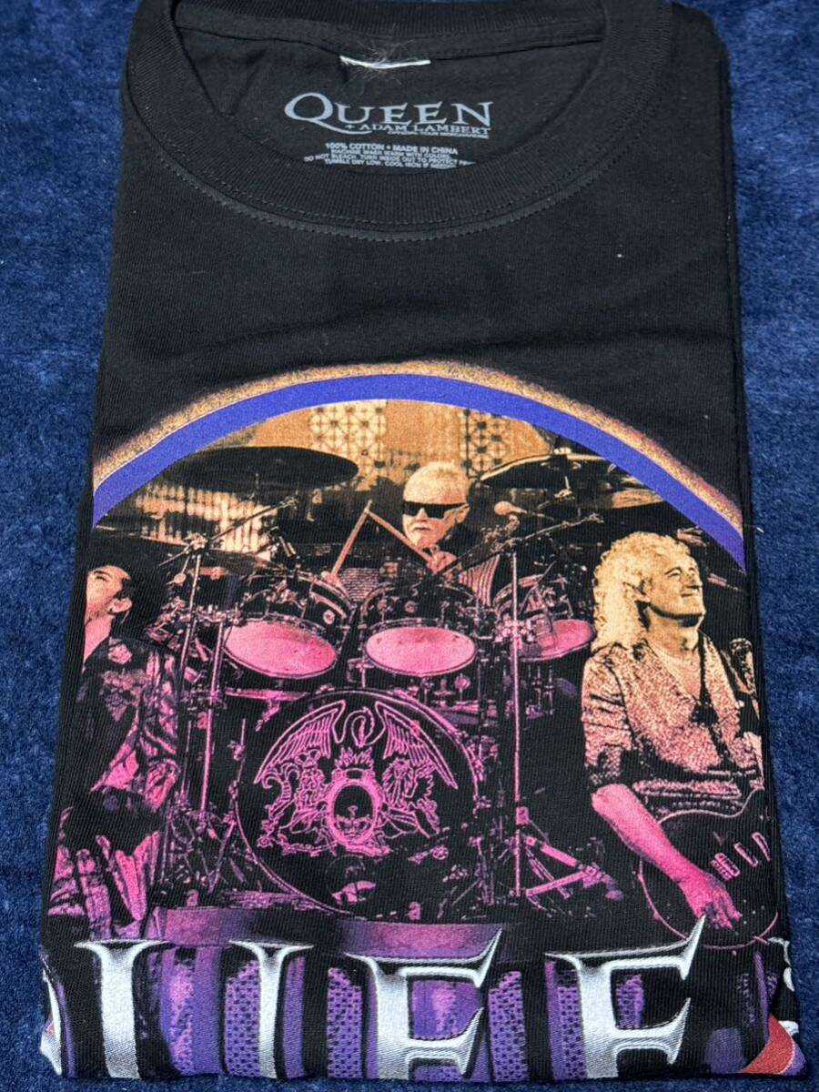 Queen+Adam Lambert /k.-nThe Rhapsody Tour 2024 T-shirt L size unused goods 