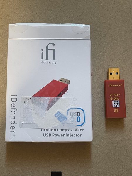 iFi Audio iDefender+(AA) ノイズ改善 USBアクセサリー (中古/美品/元箱等有り/１オーナー/現状渡し/送料込み/NC,NR）の画像1