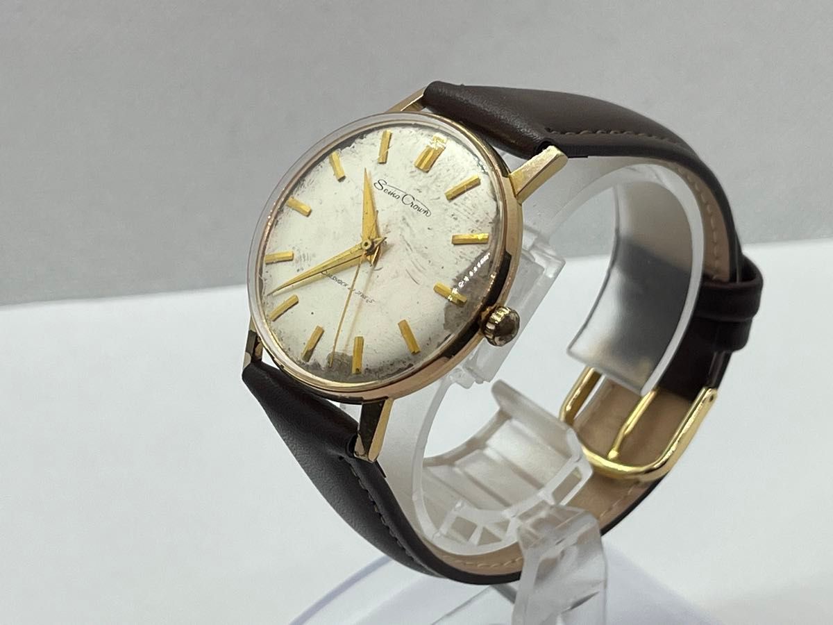 SEIKO CROWN セイコー クラウン Diashock 21石 手巻き腕時計 SEIKO CROWN セイコー クラウン Diashock 21石 手巻き腕時計