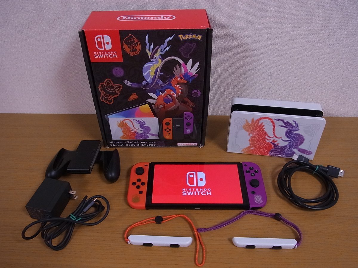 ★SWITCH スカーレット・バイオレット エディション ポケモン HEG-S-KEAAA 現状渡しの画像1