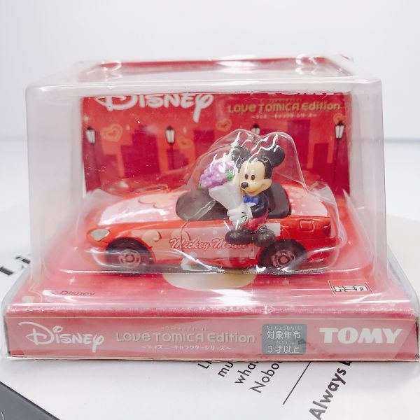 【TOMY】トミカ ディズニー HONDA S2000 赤 ミッキー ラブトミカエディション 玩具 ミニカー モデルカー キャラクタートミカ_画像1