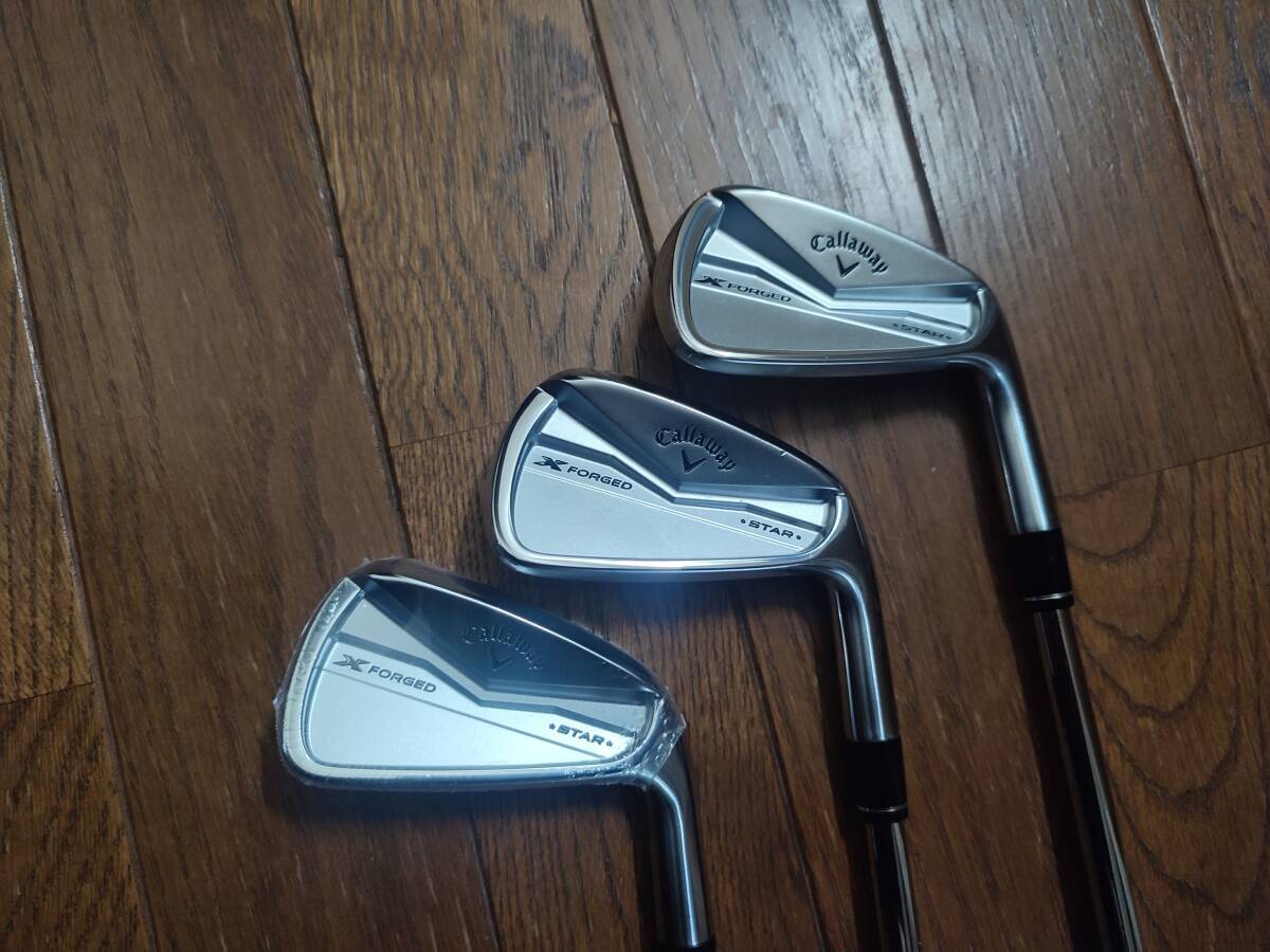 CALLAWAY X-FORGED STAR 2024　5番６番７番　３本のみ　NS950NEO FLEX-S_画像1