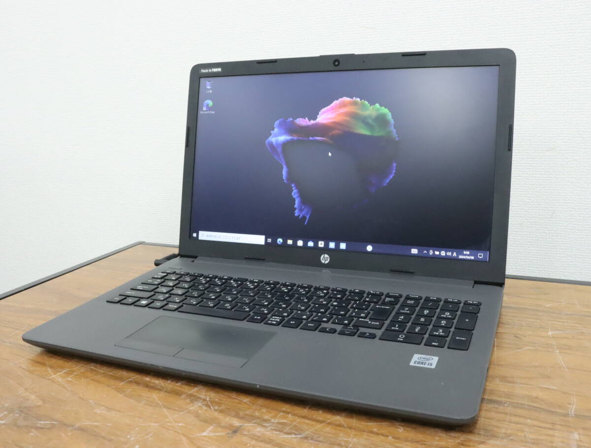 通電OK HP/エイチピー ノートパソコン HP 250 G7 Notebook PC 2C3S9PA#ABJ Win 10/Core i5/メモリ 8GB/SSD 256GB 現状品『C003』_画像1