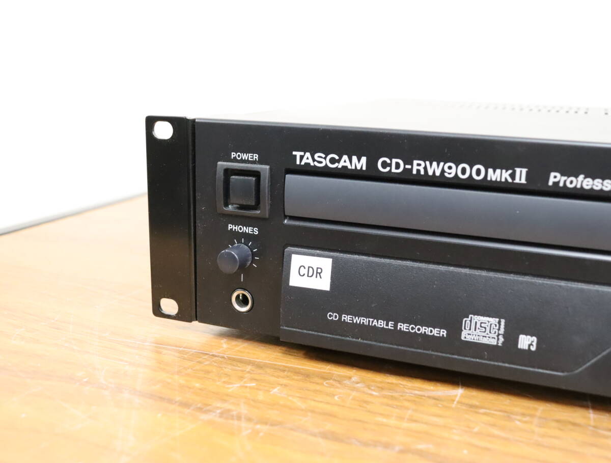 音出しOK TASCAM/タスカム 業務用 CDレコーダー CD-RW900 MKII/MK2 2016年製 音響機器/機材 レコーディング/オーディオ機器 現状品 J1330+の画像4