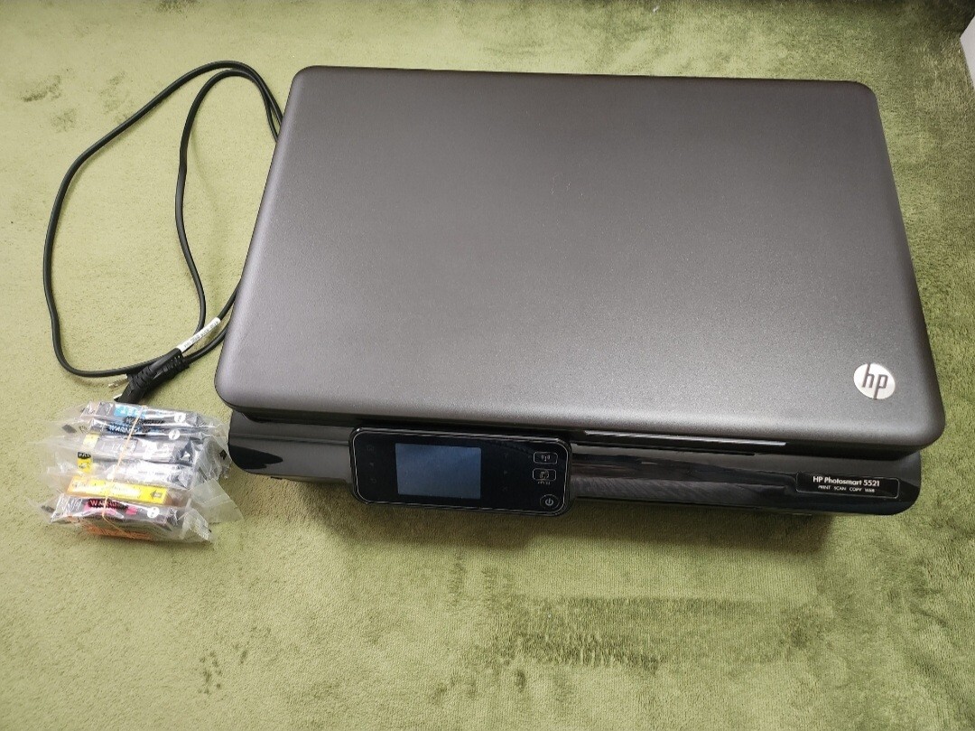 【ジャンク】HP Photosmart 5521 インクジェットプリンター複合機_画像1