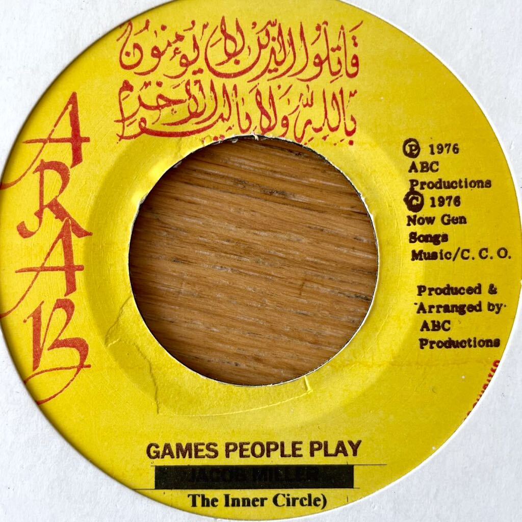 7'' Inner Circle Games People Play Arab Jacob Miller big hit roots reggae ska rocksteady rockers bob marley andy aswad third world_画像1