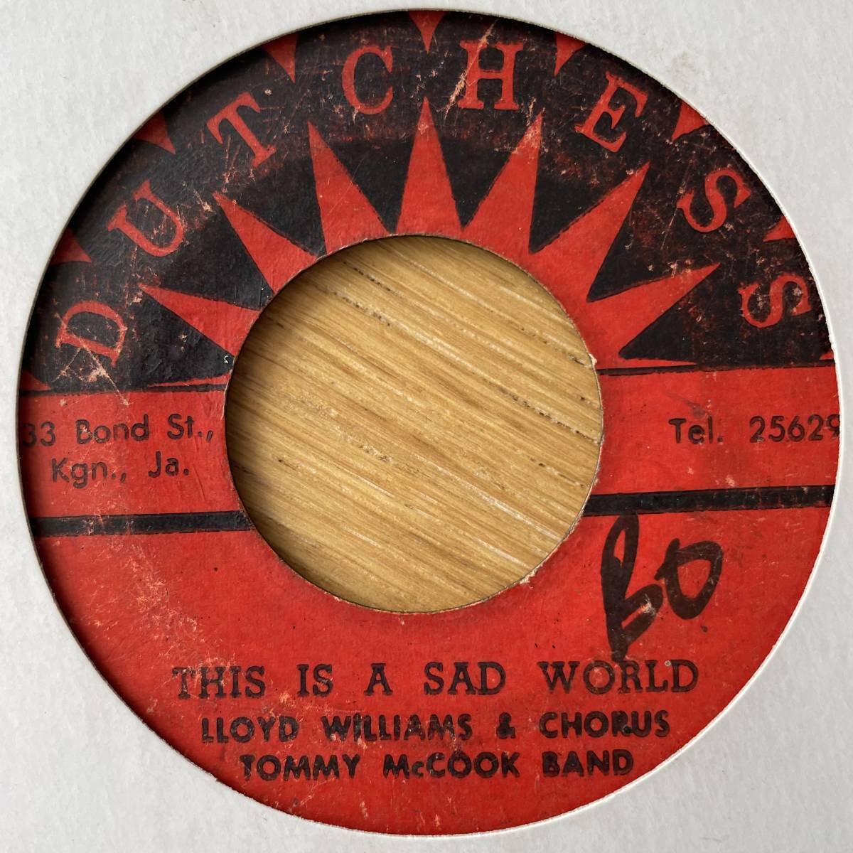 7'' Tommy McCook/A Little Bit Of Heaven dutchess studio one 1 treasure isle ska rocksteady skatalites roland alphonso don drummondの画像2