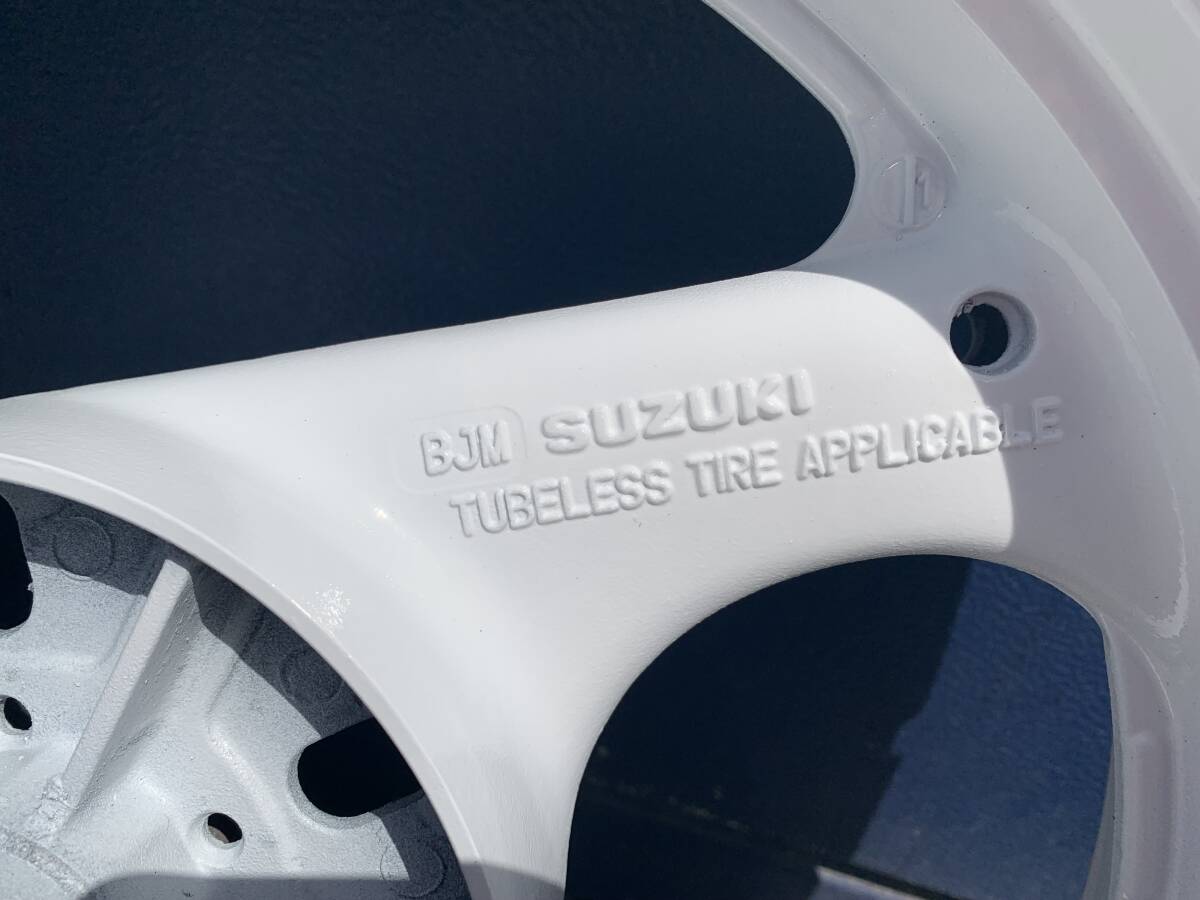 スズキ GSX400インパルス 純正ホイールセット タイヤ付き110/70-17 140/70-17 まだまだ使用可能！お買い得品☆_画像7