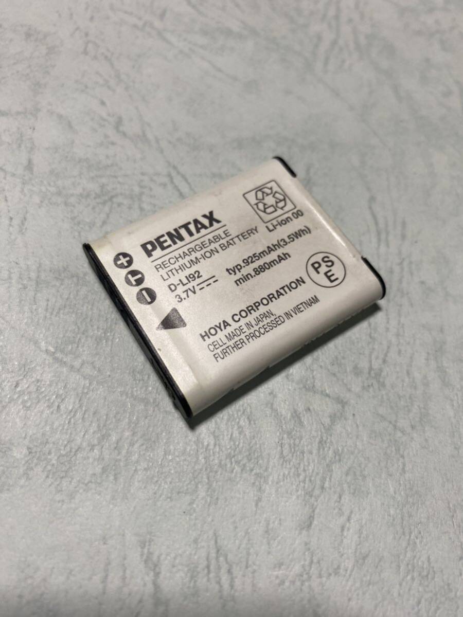 送料無料■中古■ペンタックス純正品■D-LI92■バッテリー/電池パック■PENTAX_画像1