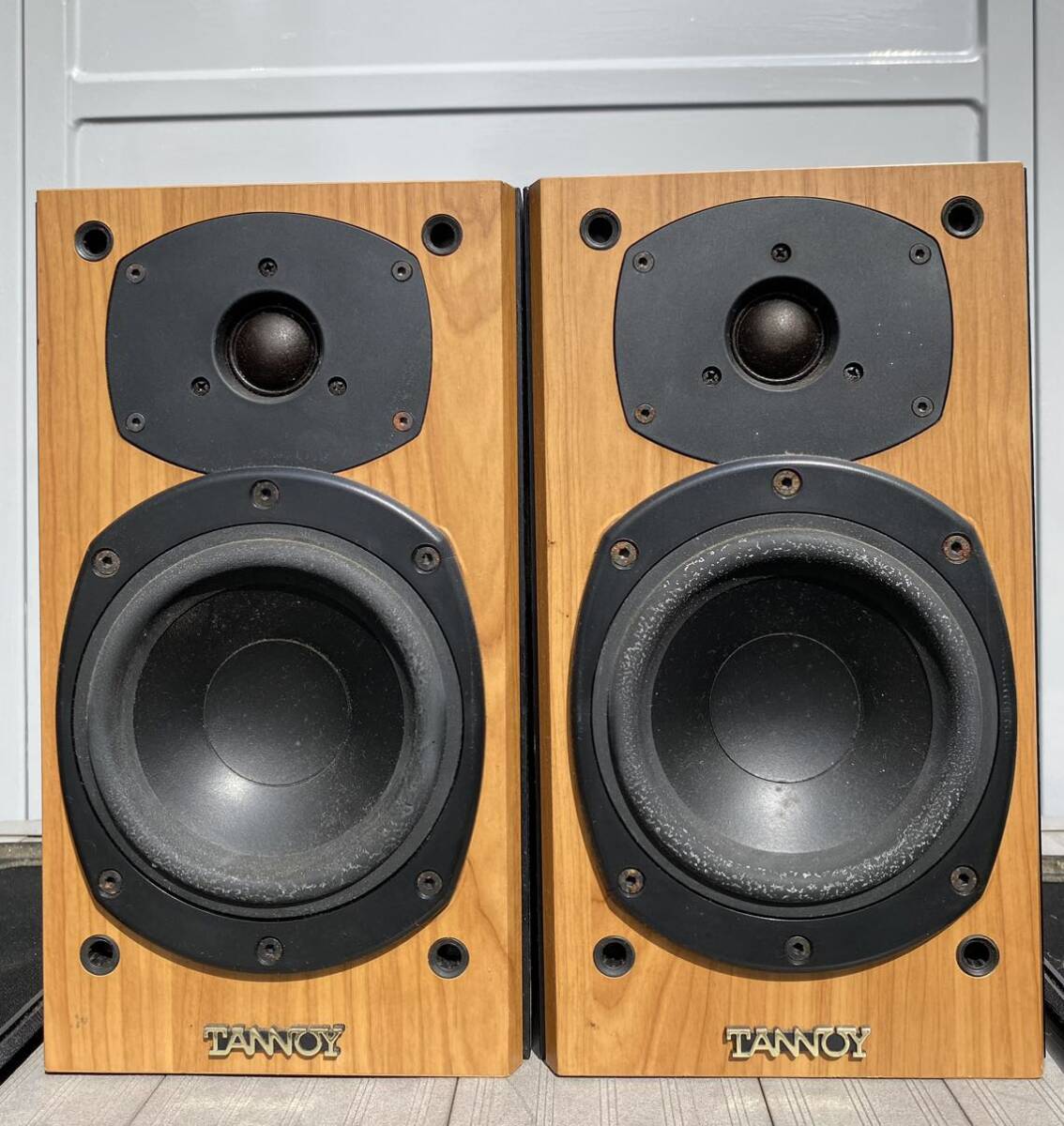 【希少】TANNOY タンノイ Mercury m1 マーキュリー m1-Cherry 2Way ブックシェルフ型 スピーカー ペア 音響機器