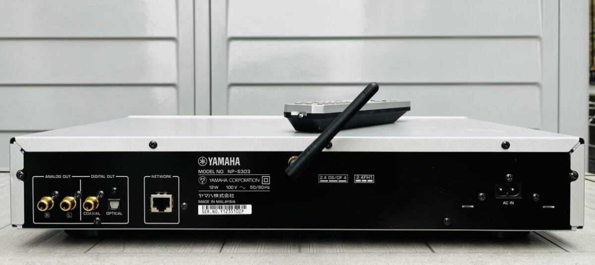 【希少】YAMAHA ヤマハ NP-S303 ネットワークプレーヤー シルバー 通電確認済の画像6