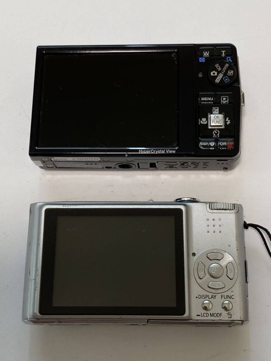 【2点セット】デジカメ OLYMPUS オリンパス u-7000 動作確認済 Panasonic LUMIX DMC-FX33 コンパクトカメラ パナソニック_画像1