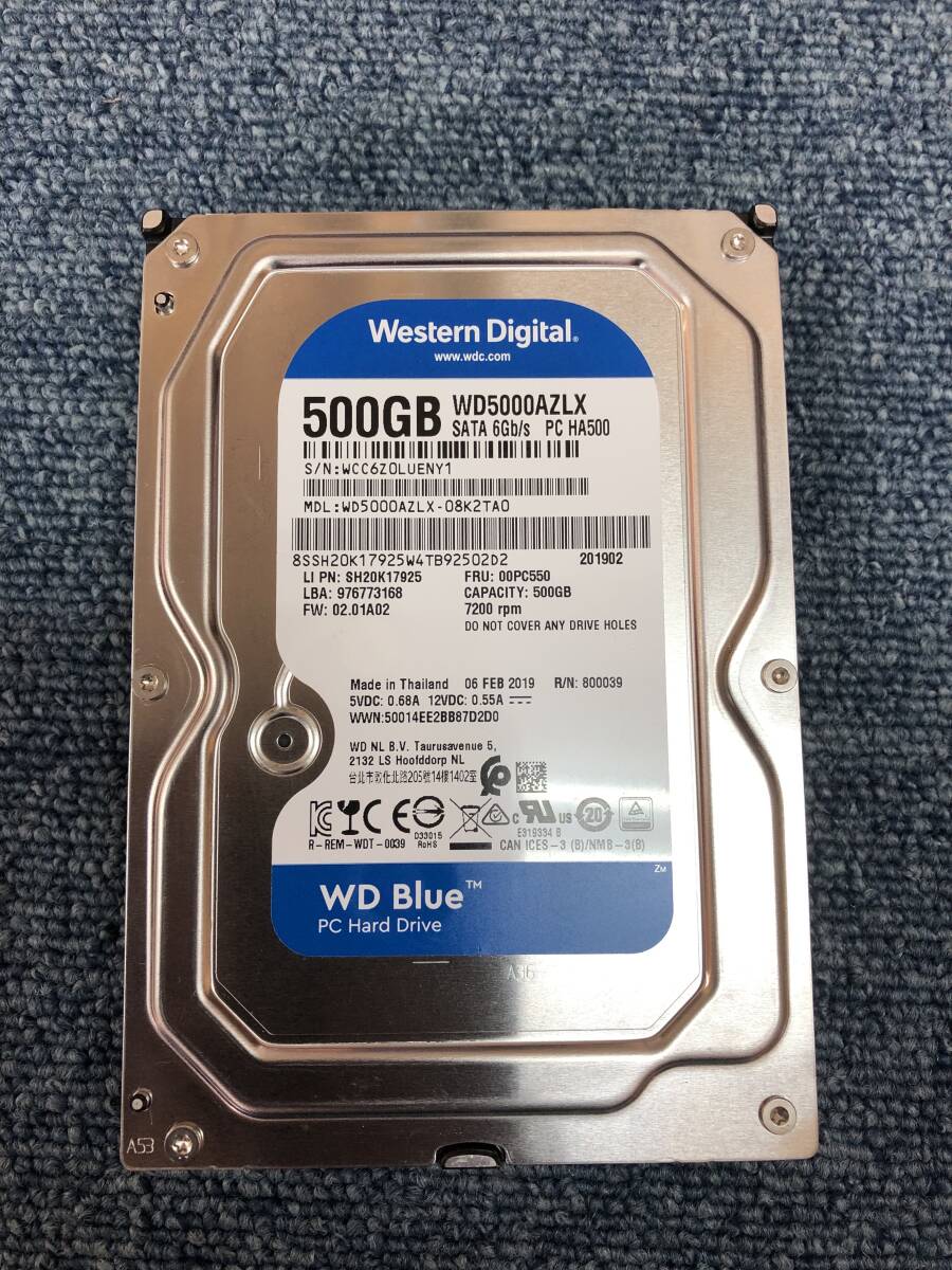 ■ WD HDD 500GB ■ USED品⑮の画像1