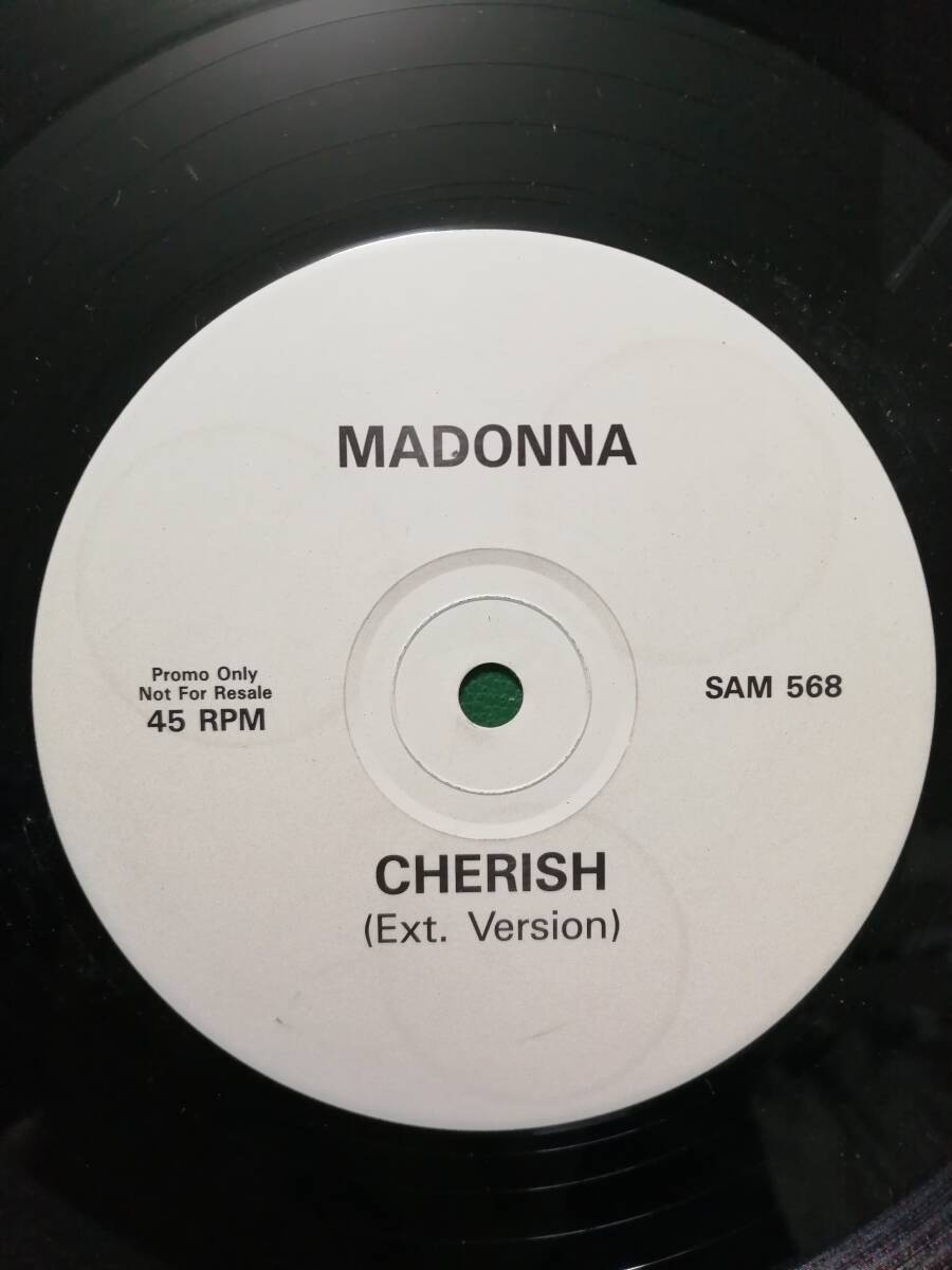 【非売品プロモ12”】Madonna Cherish UKオリジナル マドンナ チェリッシュの画像1