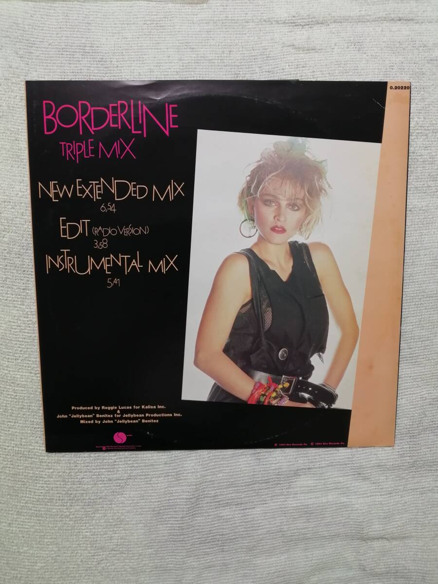 【入手困難12"】Madonna Borderline オーストラリア盤 マドンナ ボーダーラインの画像2