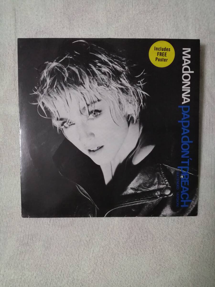 【ポスター付き限定12”】Madonna Papa Don't Preach / Ain't No Big Deal 独オリジナル マドンナ　パパ・ドント・プリーチ_画像2