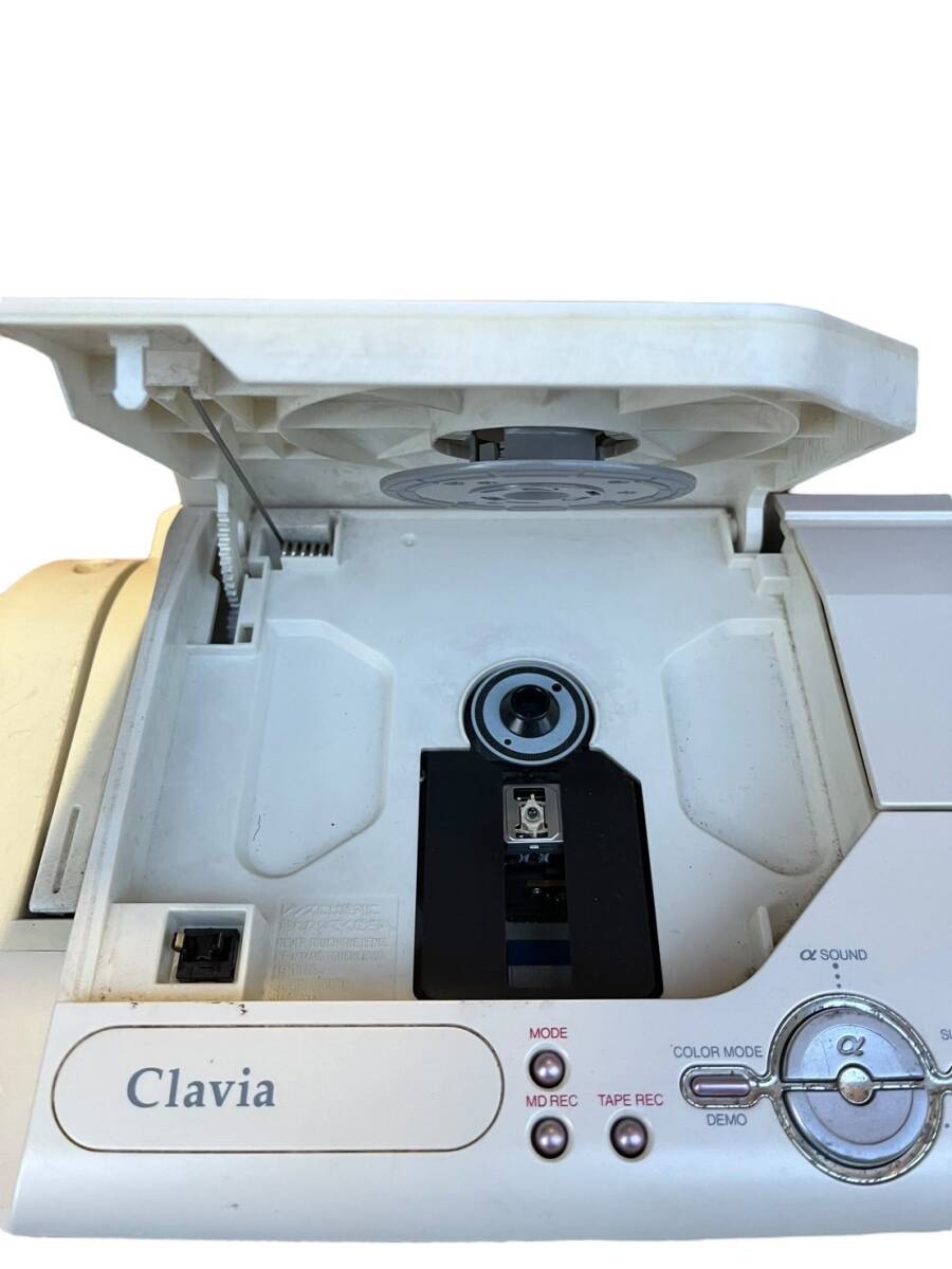 #Y* работа OK*Victor Victor Clavia Clavia RC-L1MD-P CD MD портативный система 2006 год производства магнитола звуковая аппаратура шнур электропитания есть *