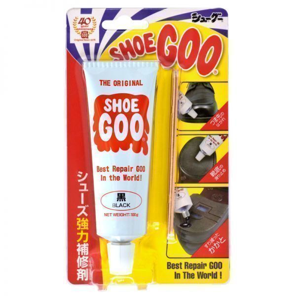 SHOEGOO シューグー 黒色タイプ 靴 修理 ソール かかと 補修 手入れ ゴム製品 100g 送料無料 (145)_画像1