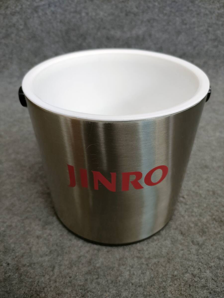 JINRO アイスペール 内側白 トング付き ※複数在庫ありの画像1