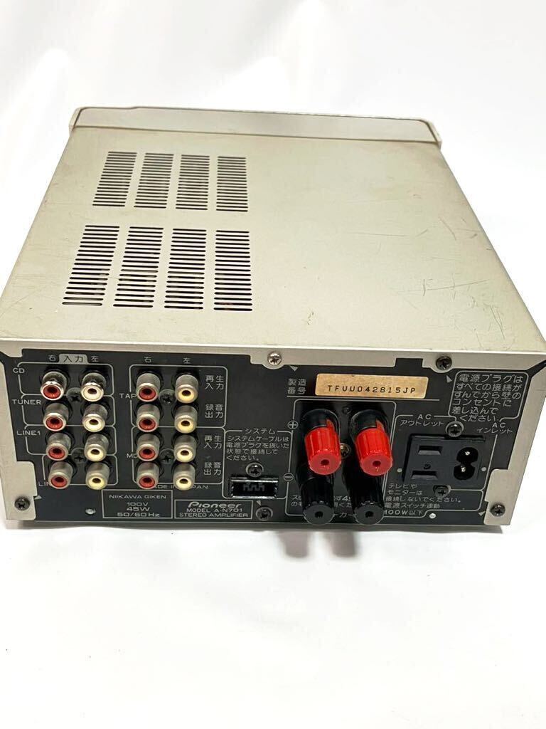 Pioneer パイオニア　A-N701 Direct Energy MOS プリメインアンプ　通電確認済み_画像5