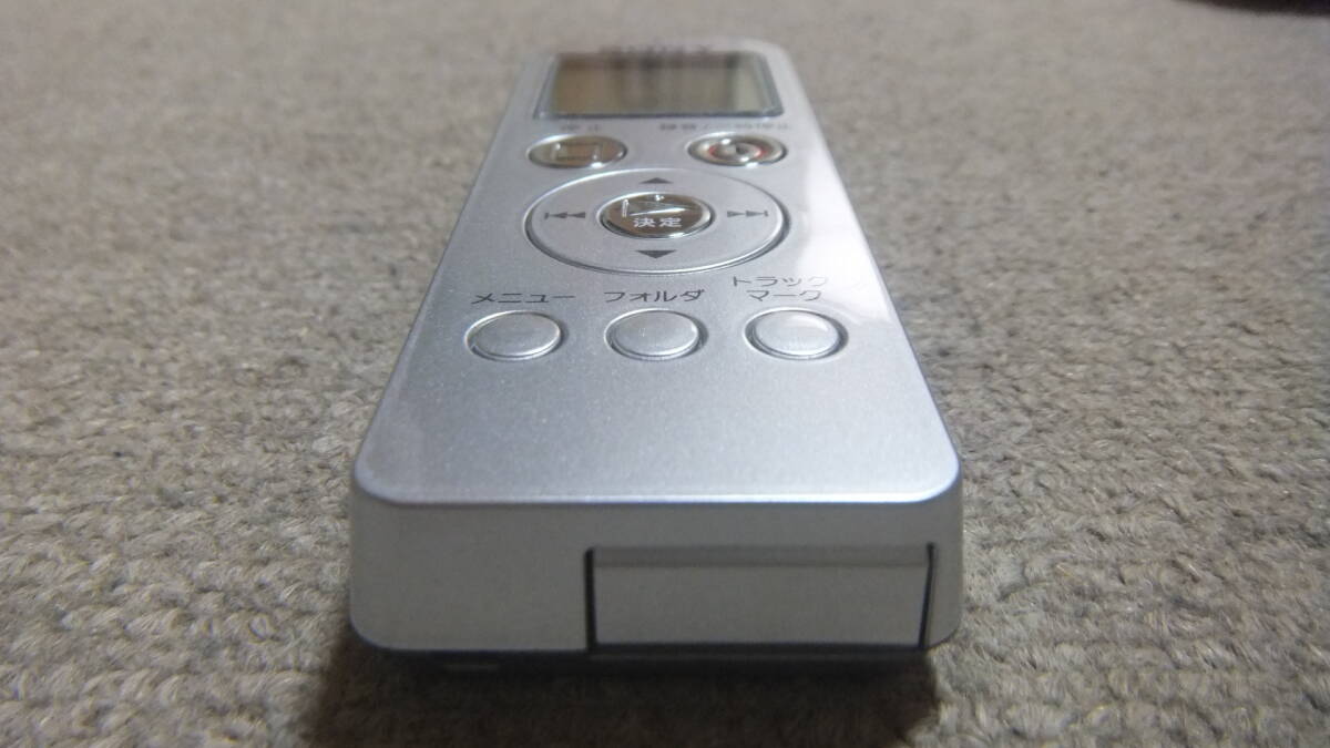 即決 送料200円～ SONY ソニー ステレオICレコーダー 4GB シルバー ICD-UX523 ボイスレコーダー 中古 動作OKの画像5