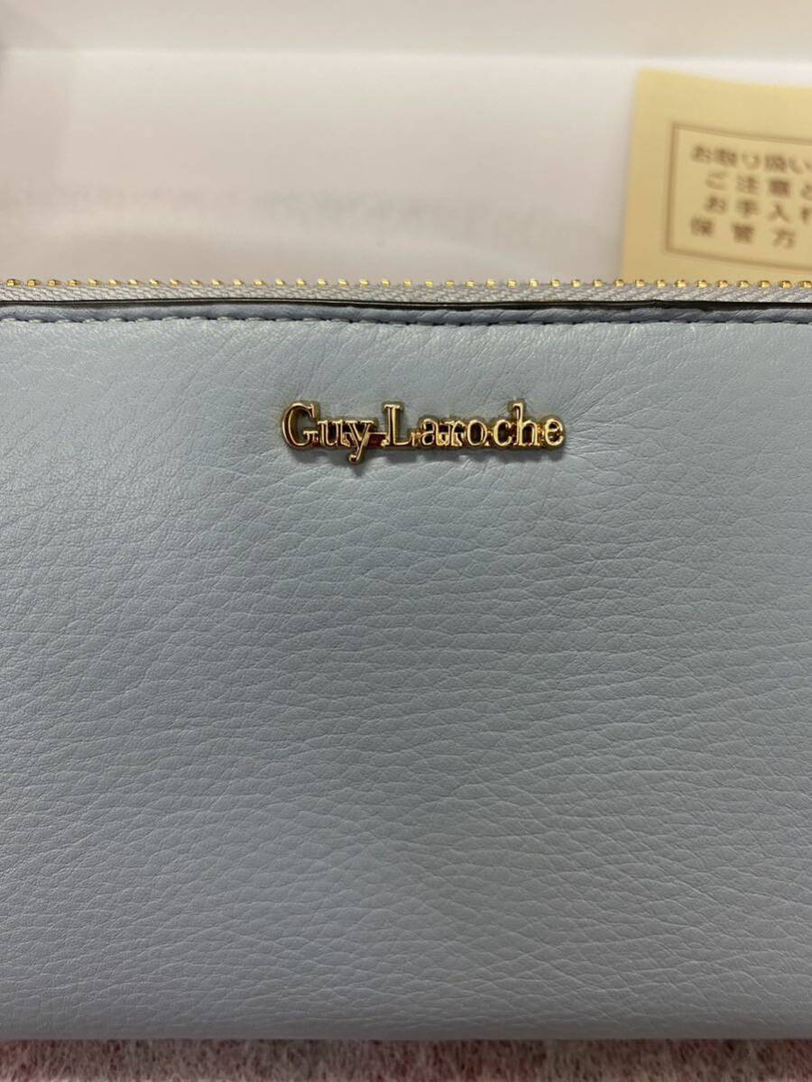 長財布 レディース ブランド Guy Laroche Colors ギラロッシュ ラウンドファスナー長財布 牛革 本革 未使用ラウンドファスナー長財布_画像2