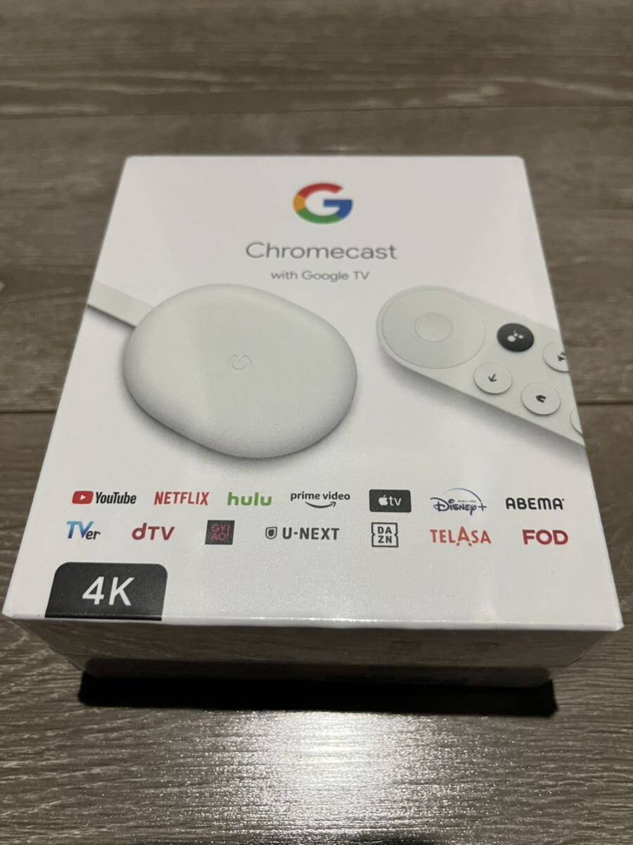 未開封新品 Chromecast with Google TV グーグル クロームキャスト 4K_画像1