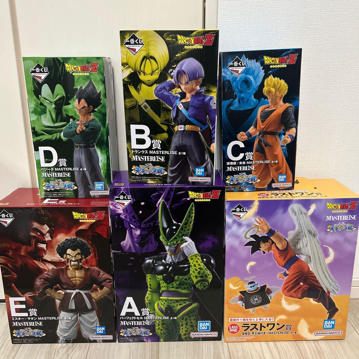 ドラゴンボール一番くじ 未来への決闘 A賞、B賞、C賞、D賞、E賞、ラストワン賞セットの画像1