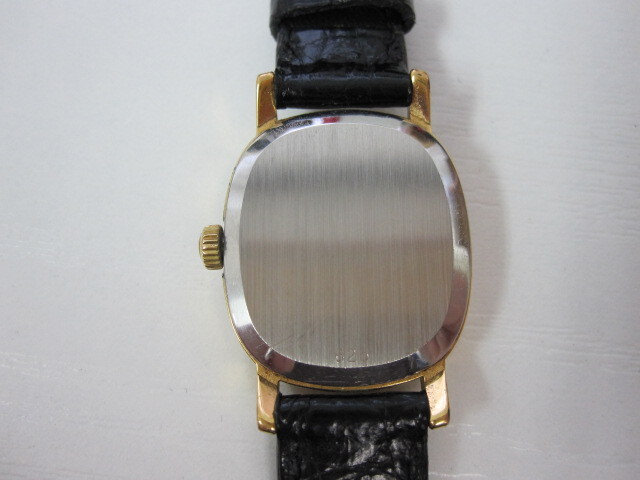 ◎オメガ デビル レディース腕時計 手巻き ゴールド文字盤の画像7
