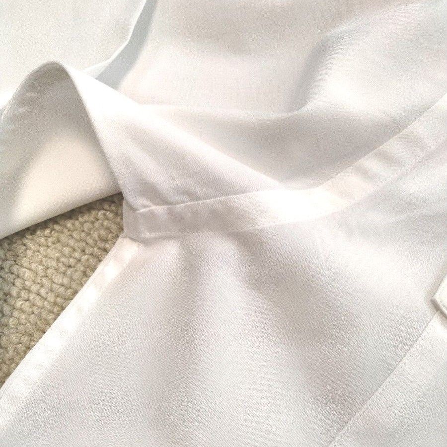 マーガレットハウエル　メンズ　ドレスシャツ　長袖シャツ　メンズシャツ　 白　ホワイト　margarethowell　 ボタンダウン