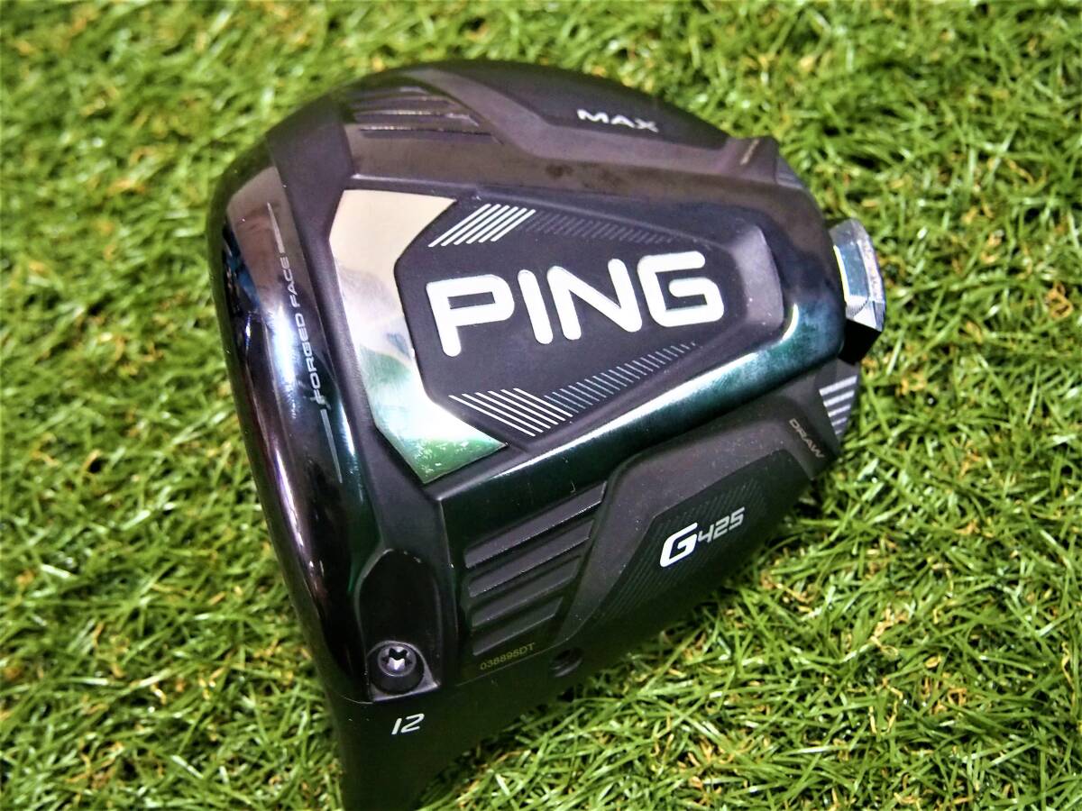超レア左用12度ヘッド!レフティ(左用)PING(ピン) G425 MAX 12度 ヘッド単品 中古
