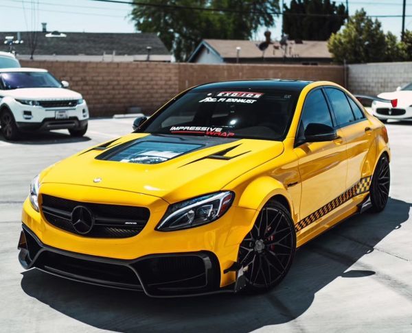 * Benz W205 C63AMG sedan for Performance wide body set wide kit /DTM style / black series [RCMB205-imp-w001]