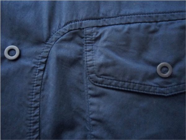 ◆本物◆BOTTEGA VENETA ◆極上◎フラップポケット半袖シャツ濃紺41 新品_画像6