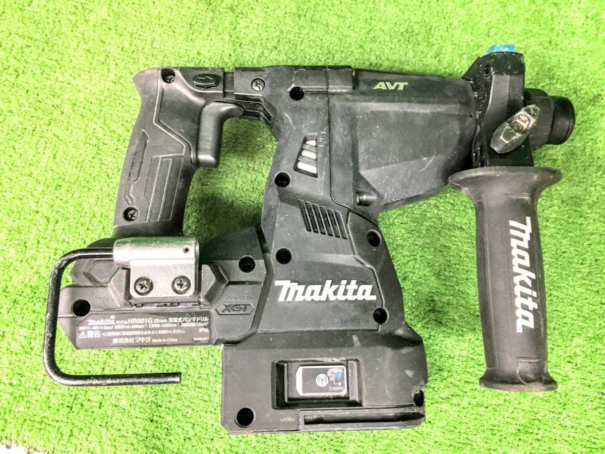 中古品 makita マキタ 40V 28mm 充電式 ハンマドリル HR001GZK ※本体＋ケースセット バッテリ・充電器別売の画像5