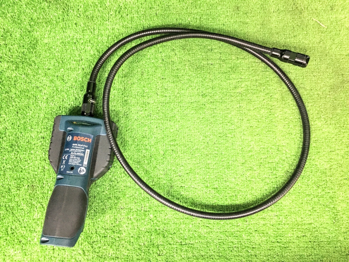 【程度良好】中古品 BOSCH ボッシュ 10.8V 1.3Ah バッテリスコープ GOS10.8V-LI ※本体＋バッテリ2個+充電器セットの画像3